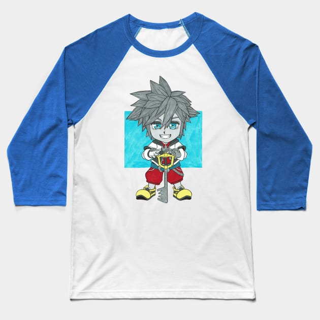 Sora Baseball T-Shirt by AnaMartins